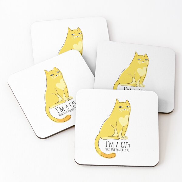 Item preview, I'm a cat. What have you achieved? designed and sold by Anna Pogulyaeva.
