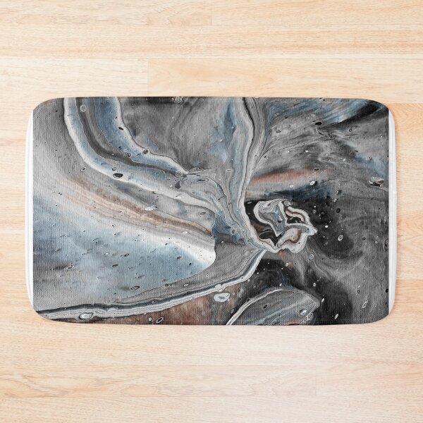 Item preview, Gray and Brown Acrylic Pour Painting designed and sold by dnacademic.