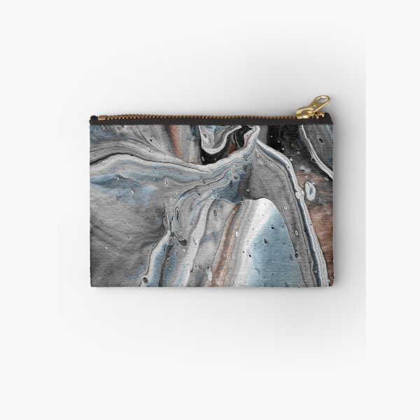 Item preview, Gray and Brown Acrylic Pour Painting designed and sold by dnacademic.