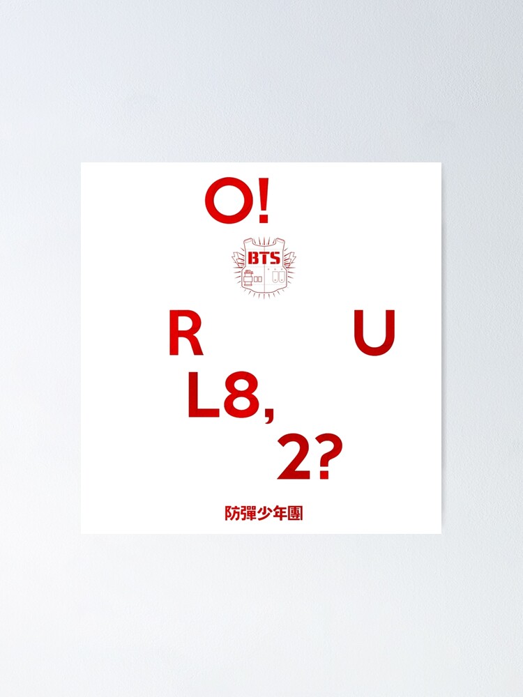 Bangtan Boys BTS - O!RUL8,2? | Poster