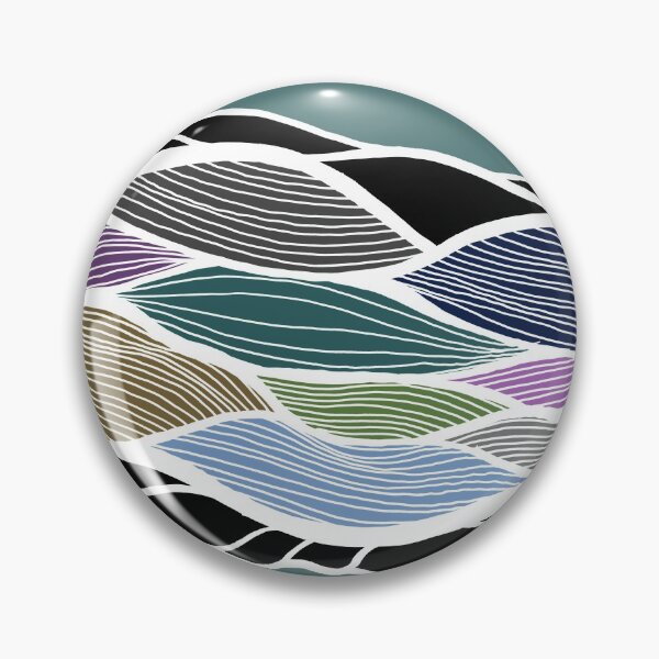 Item preview, Waving Harmonic Color Fields on Turquise designed and sold by Istvan Ocztos.