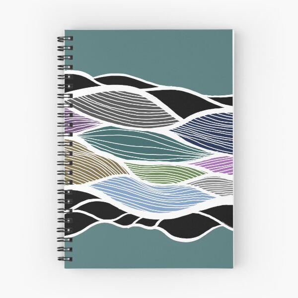 Item preview, Waving Harmonic Color Fields on Turquise designed and sold by Istvan Ocztos.