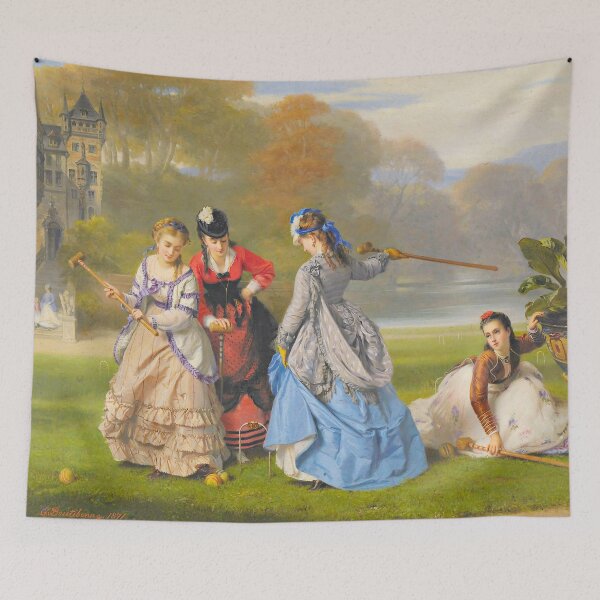 Item preview, Croquet Players - Charles Édouard Boutibonne designed and sold by brushandframes.