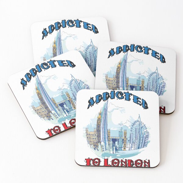 Item preview, Adicto a Londres | Adicción a Londres | Camiseta clásica Reino Unido designed and sold by delpro.