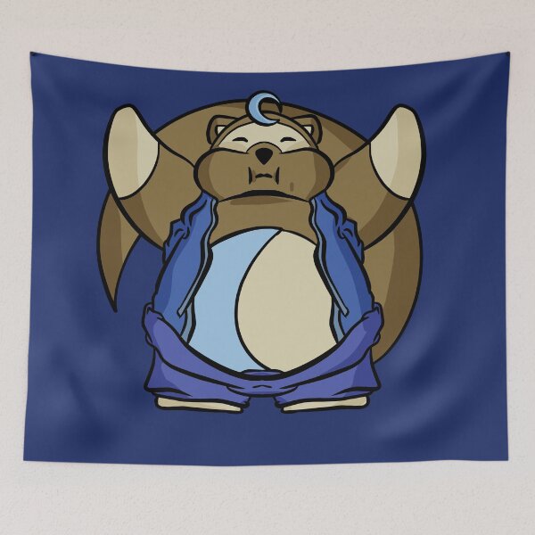 Item preview, Tsukiyomi, Tanuki Moon Kami designed and sold by Ukiyograph.