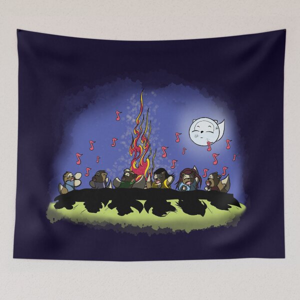 Item preview, The Tanuki god buffet designed and sold by Ukiyograph.