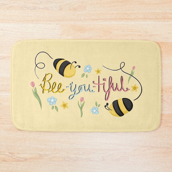 Item preview, Bee-you-tiful Positivity Spring Hand Drawn Quote Digital Illustration designed and sold by AlmightyClaire.