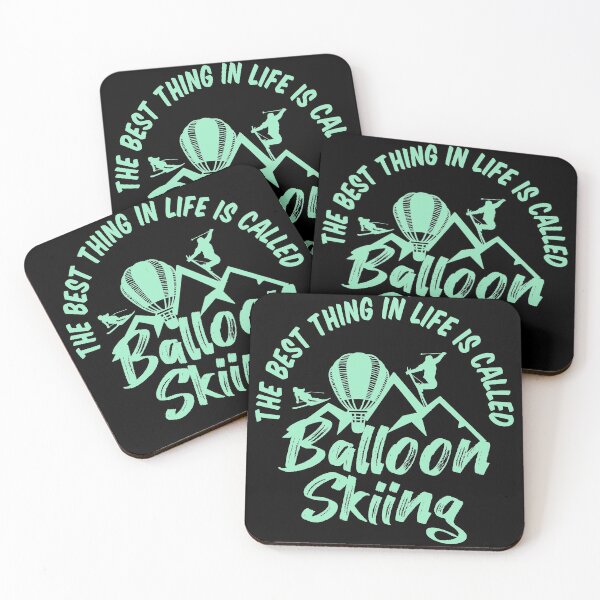 Item preview, The best thing in life is called balloon skiing designed and sold by Jannisdesign.