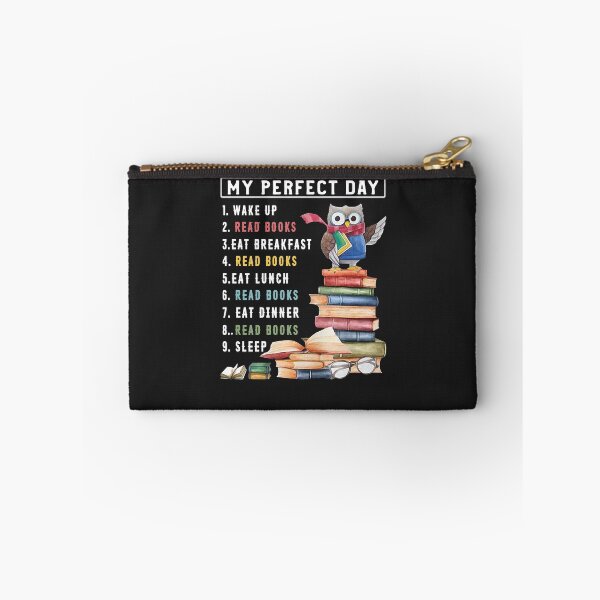 Item preview, MY PERFECT DAY 1 WAKE UP READ BOOKS EAT BREAKFAST READ BOOKS EAT LUNCH SHIRT designed and sold by RobBengi24.