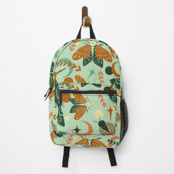 Item preview, Retro Autumn Moth Pattern - green designed and sold by Hatti-v.