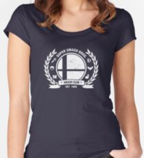 Smash Club Ver. 2 (White) Women's Fitted Scoop T-Shirt