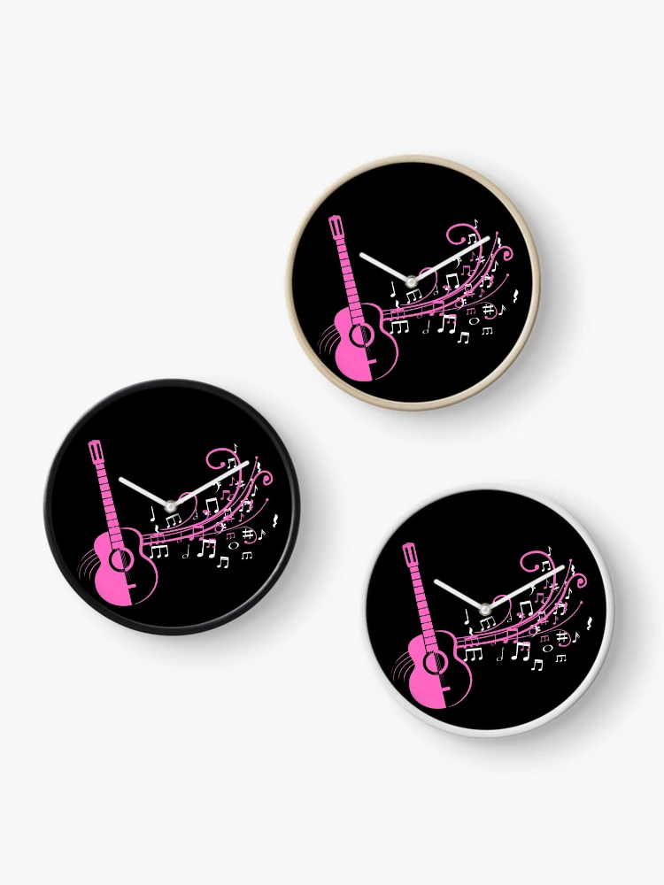 Thumbnail 3 of 4, Clock, Music Notes Pattern designed and sold by PRB1989.