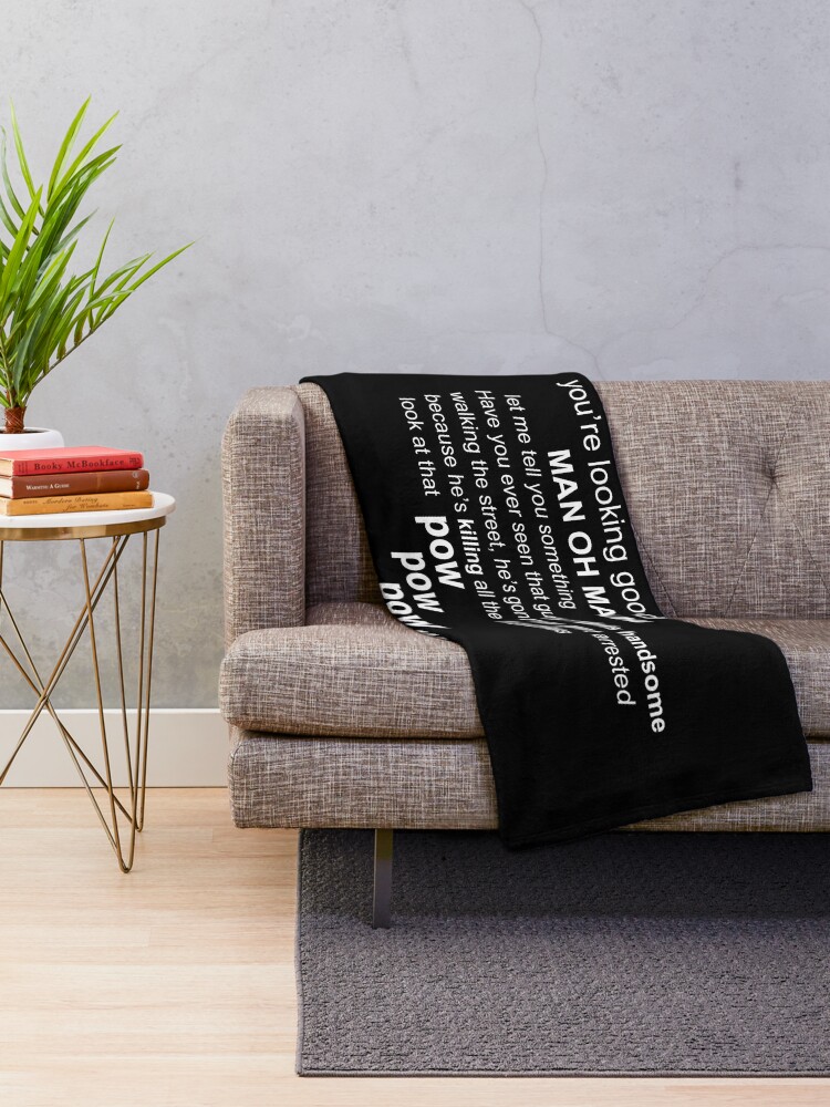 Alternate view of sebastian stan and anthony mackie Throw Blanket