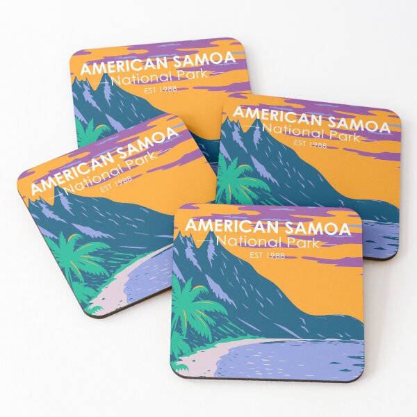 Item preview, American Samoa National Park Ofu Beach Vintage designed and sold by KrisSidDesigns.