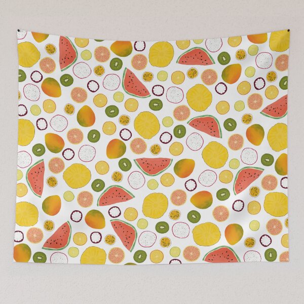 Item preview, Tropical fruit pattern designed and sold by IvyAmber.