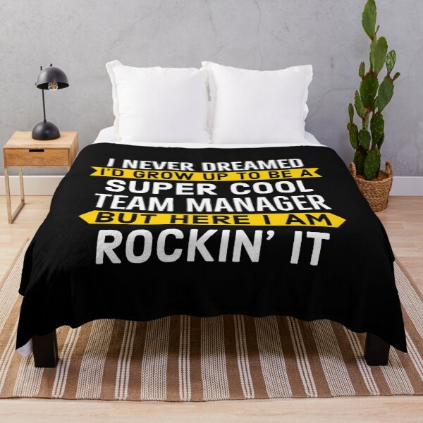 Item preview, Super Cool Team Manager designed and sold by AwesomeWorld1.