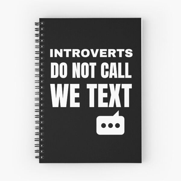 Item preview, Introverts Do Not Call We Text Funny Antisocial Phone Fun designed and sold by Comfy Creations.