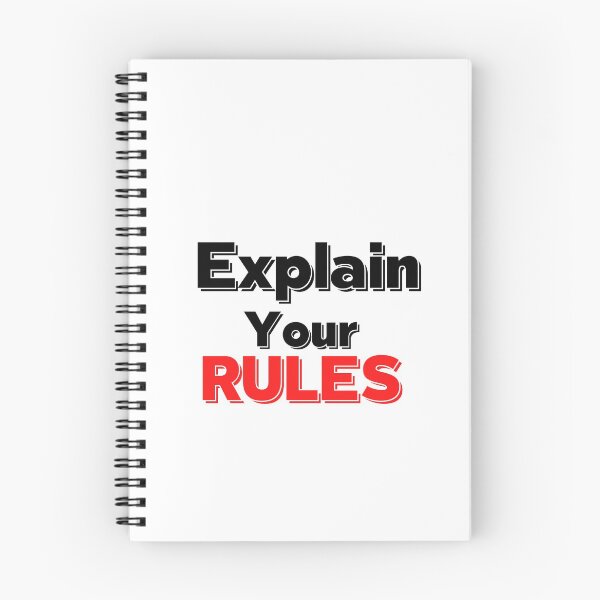 Item preview, Explain Your Rules designed and sold by Miaberzo.