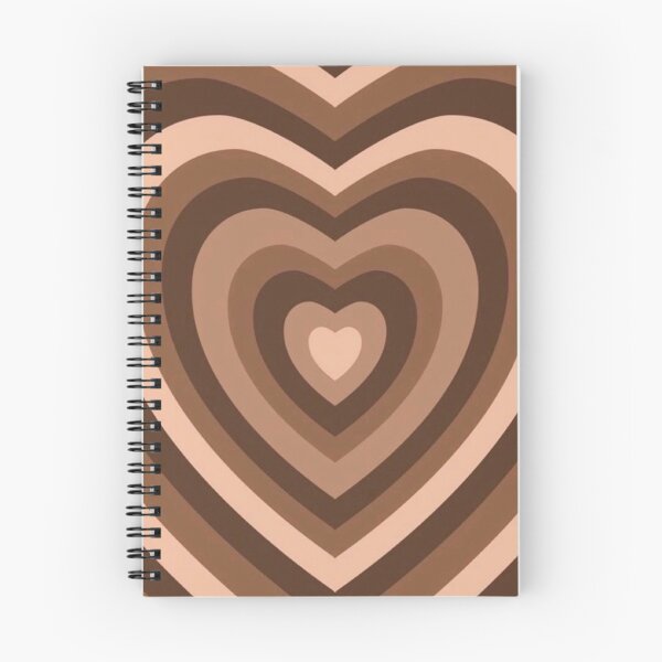 Item preview, Y2K Brown Heart Aesthetic Print designed and sold by She Filmmaker.