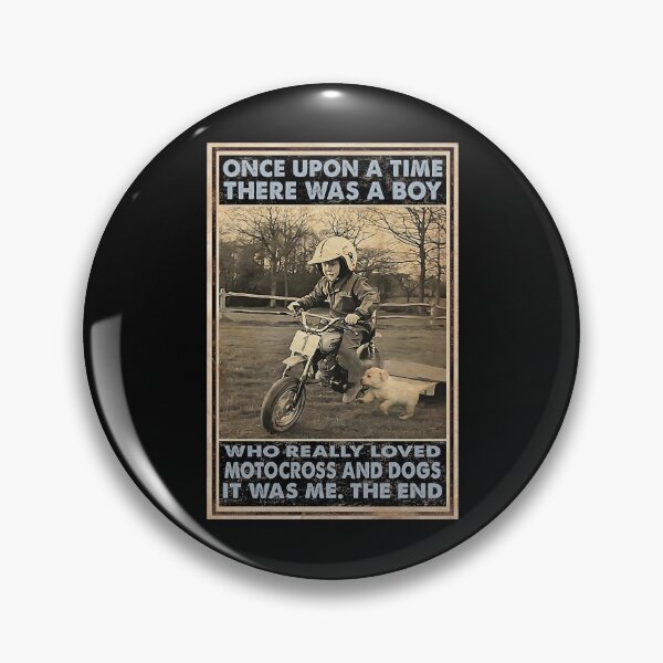 Item preview, One Upon A Time There Was A Boy Who Really Loved Motocross And Dogs designed and sold by Stewar-ArtCool.