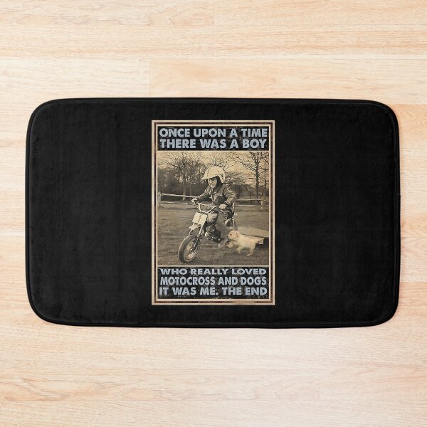 Item preview, One Upon A Time There Was A Boy Who Really Loved Motocross And Dogs designed and sold by Stewar-ArtCool.