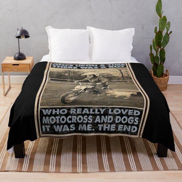 Item preview, One Upon A Time There Was A Boy Who Really Loved Motocross And Dogs designed and sold by Stewar-ArtCool.