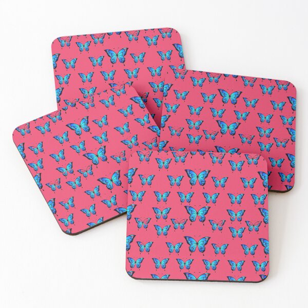 Item preview, Butterfly design on pink background designed and sold by seelya83.