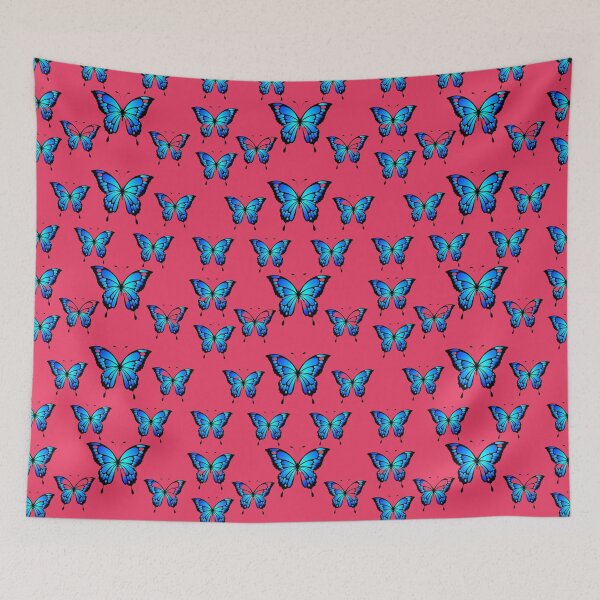 Item preview, Butterfly design on pink background designed and sold by seelya83.