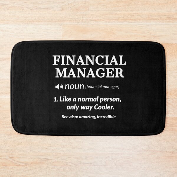 Item preview, Financial Manager Definition Gift designed and sold by AwesomeWorld1.