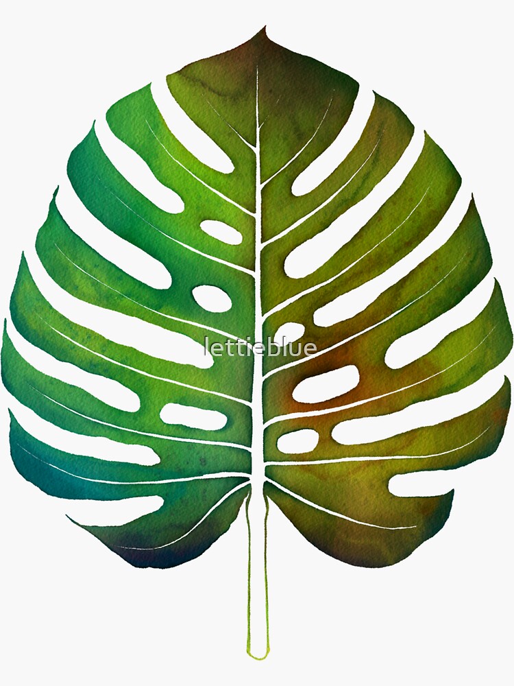 Tropical leaves by lettieblue
