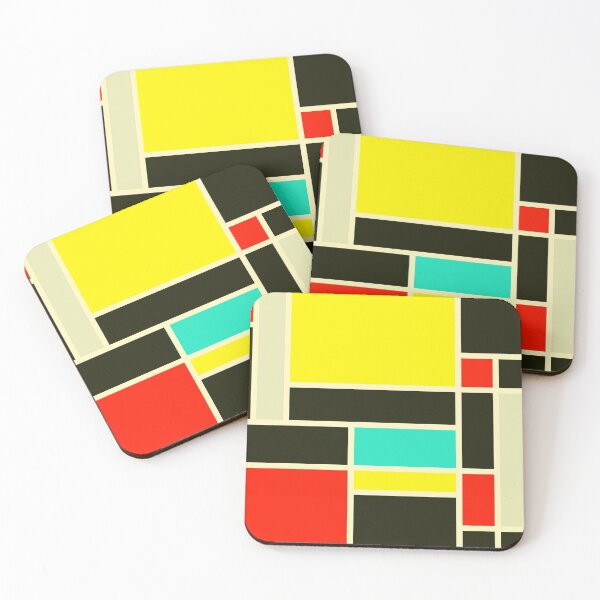 Item preview, Mondrian pattern designed and sold by Delicarte.