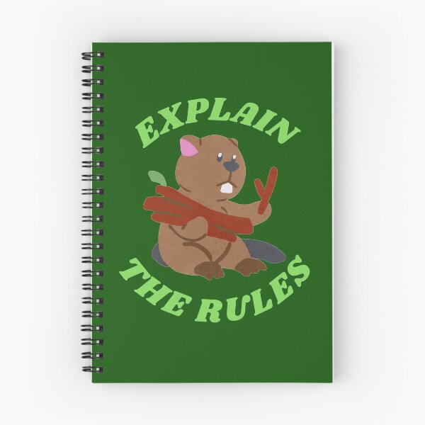 Item preview, Explain The Rules Self Discovery Beaver designed and sold by My-Queens-Store.