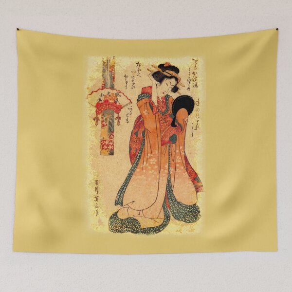 Item preview,  Grunge lovely Geisha  designed and sold by NeoAntique-Art.