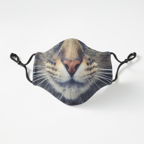 Realistic Cat Face Fitted 3-Layer
