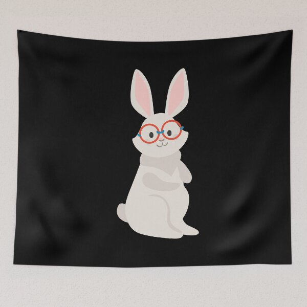 Item preview, Rabbit With Glasses, Bunny Lovers designed and sold by Yanbus.