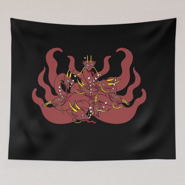 Item preview, Koshi, the drunk 8-headed 8-tailed dragon designed and sold by Ukiyograph.