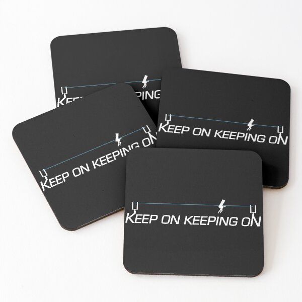 Item preview, Keep On Keeping On - Zip Line designed and sold by CCCDesign.