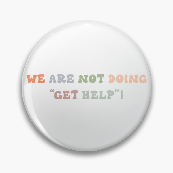 Item preview, Get Help Text designed and sold by BrierRoseAndCo.