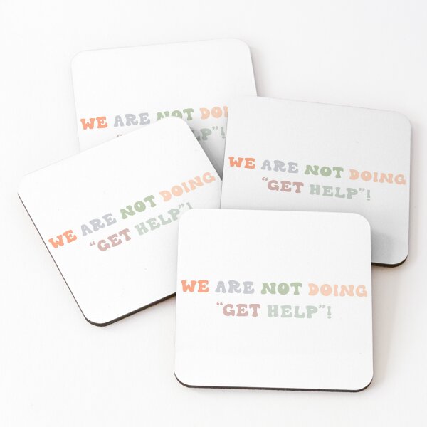 Item preview, Get Help Text designed and sold by BrierRoseAndCo.