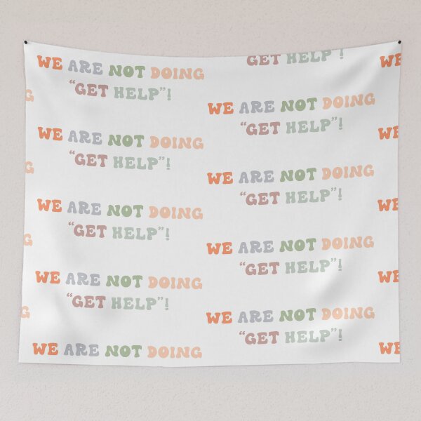Item preview, Get Help Text designed and sold by BrierRoseAndCo.