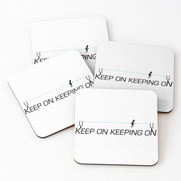 Item preview, Keep On Keeping On - Zip Line - inverted designed and sold by CCCDesign.