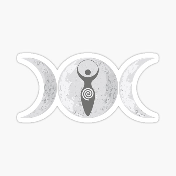 Dreifach Göttinnen Mond - Mutter Natur 1 Sticker
