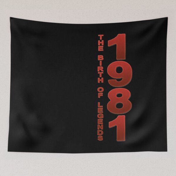 Item preview, Birthday legend born in 1981 designed and sold by Dubbra.