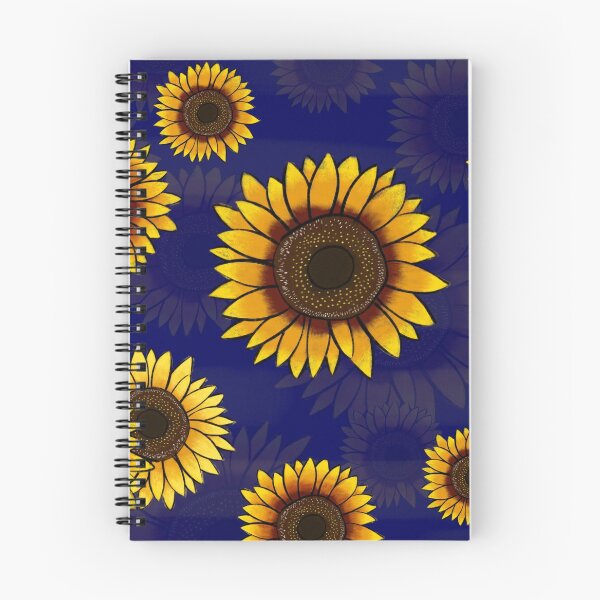 Item preview, Dark Blue Sunflowers designed and sold by Bestagon.