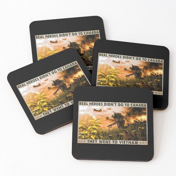 Item preview, Real Heroes Didn't Go To Canada Went To Vietnam designed and sold by KellenCowleyArt.