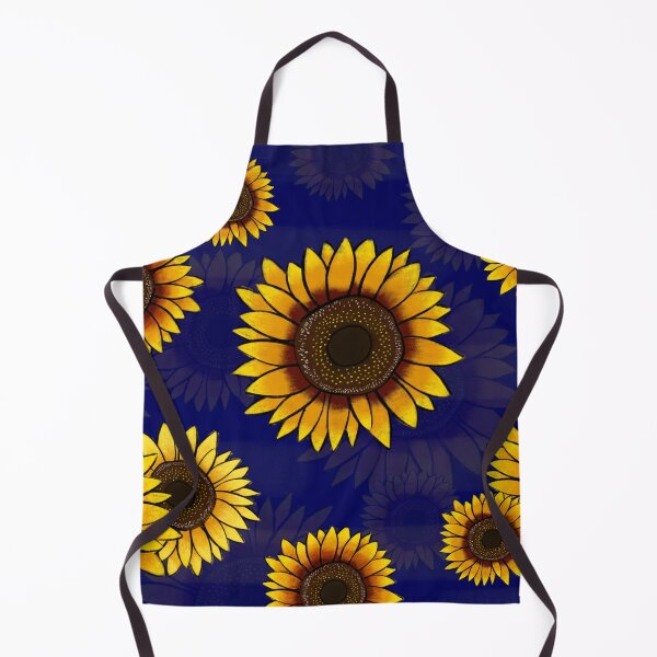 Item preview, Dark Blue Sunflowers designed and sold by Bestagon.