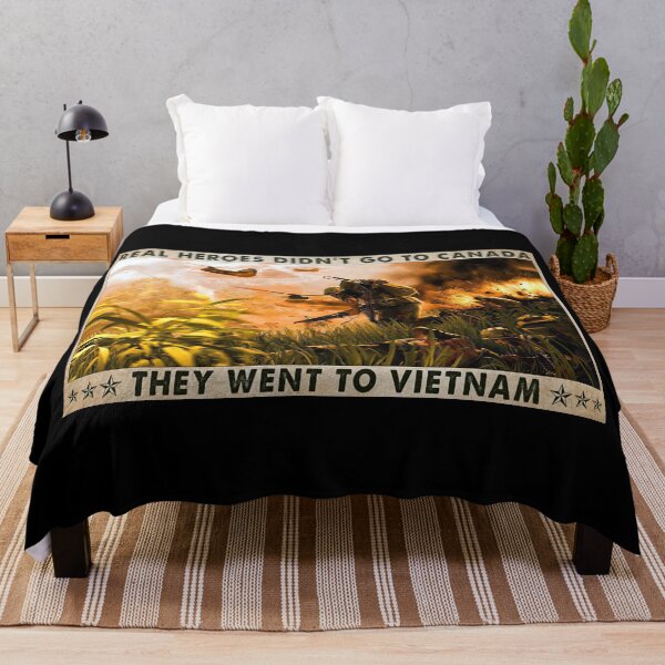 Item preview, Real Heroes Didn't Go To Canada Went To Vietnam designed and sold by KellenCowleyArt.