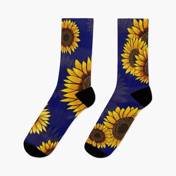 Item preview, Dark Blue Sunflowers designed and sold by Bestagon.