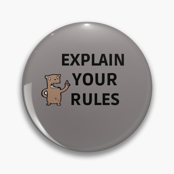 Item preview, Explain Your Rules designed and sold by Kadouh.