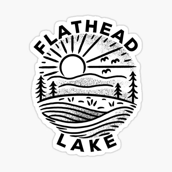Item preview, Flathead Lake designed and sold by HalpinDesign.
